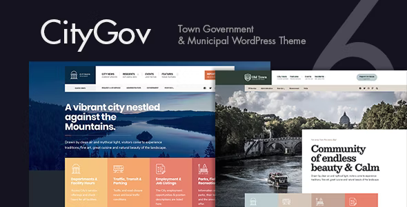 CityGov – City Government & Municipal WordPress Theme
