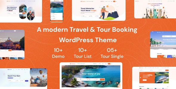 Tourio – Travel & Tour Booking WordPress Theme